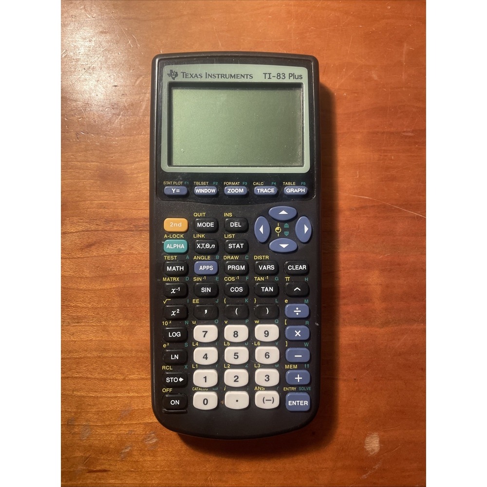 Texas Instruments TI 83 Plus Graphing Calculator Tested w/o Cover